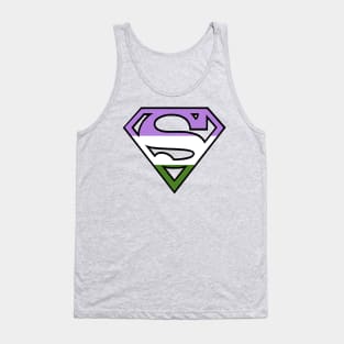 Super Genderqueer Pride Tank Top